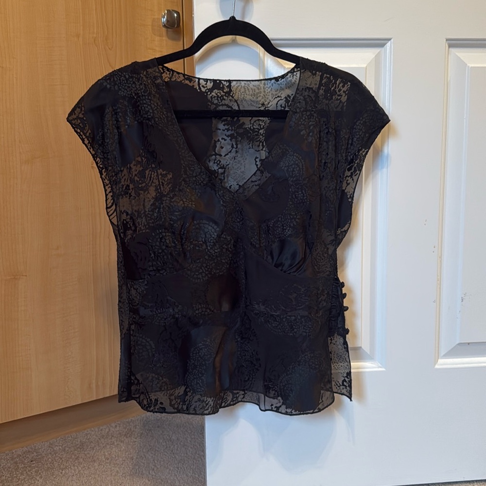 CITY DKNY Lace Blouse
